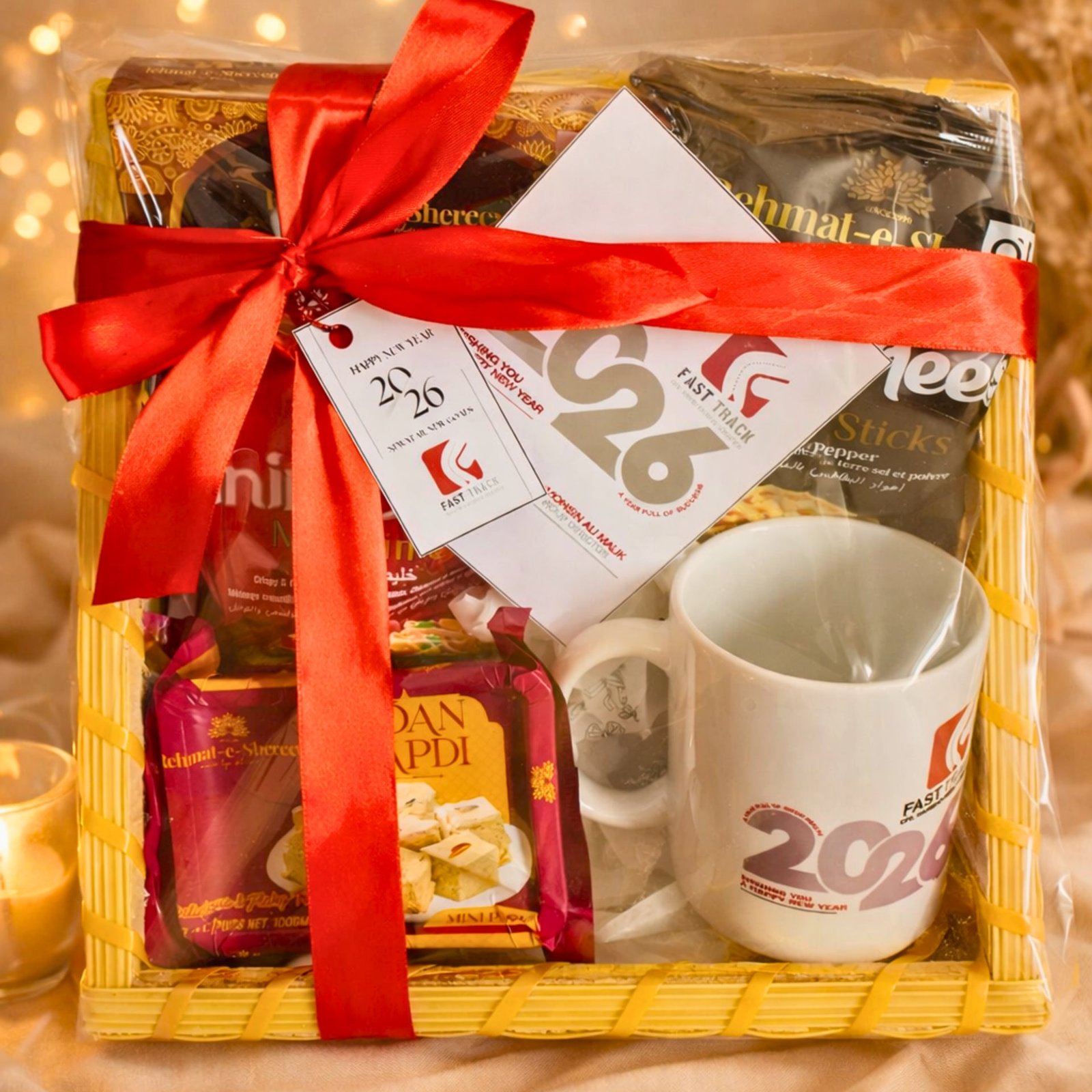 Festive Basket - Red Theme
