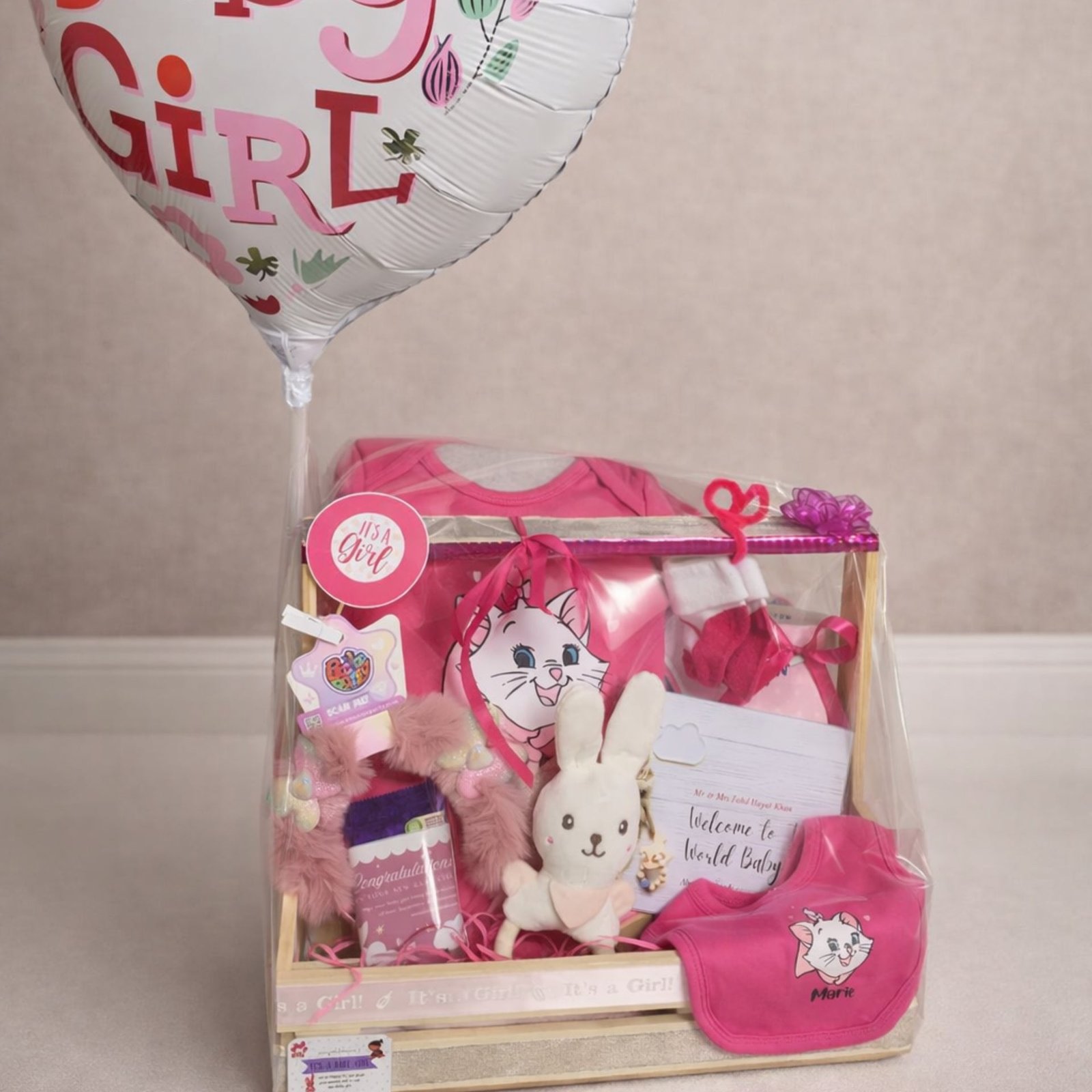 Pink Petals – Welcome Baby Girl Gift Hamper