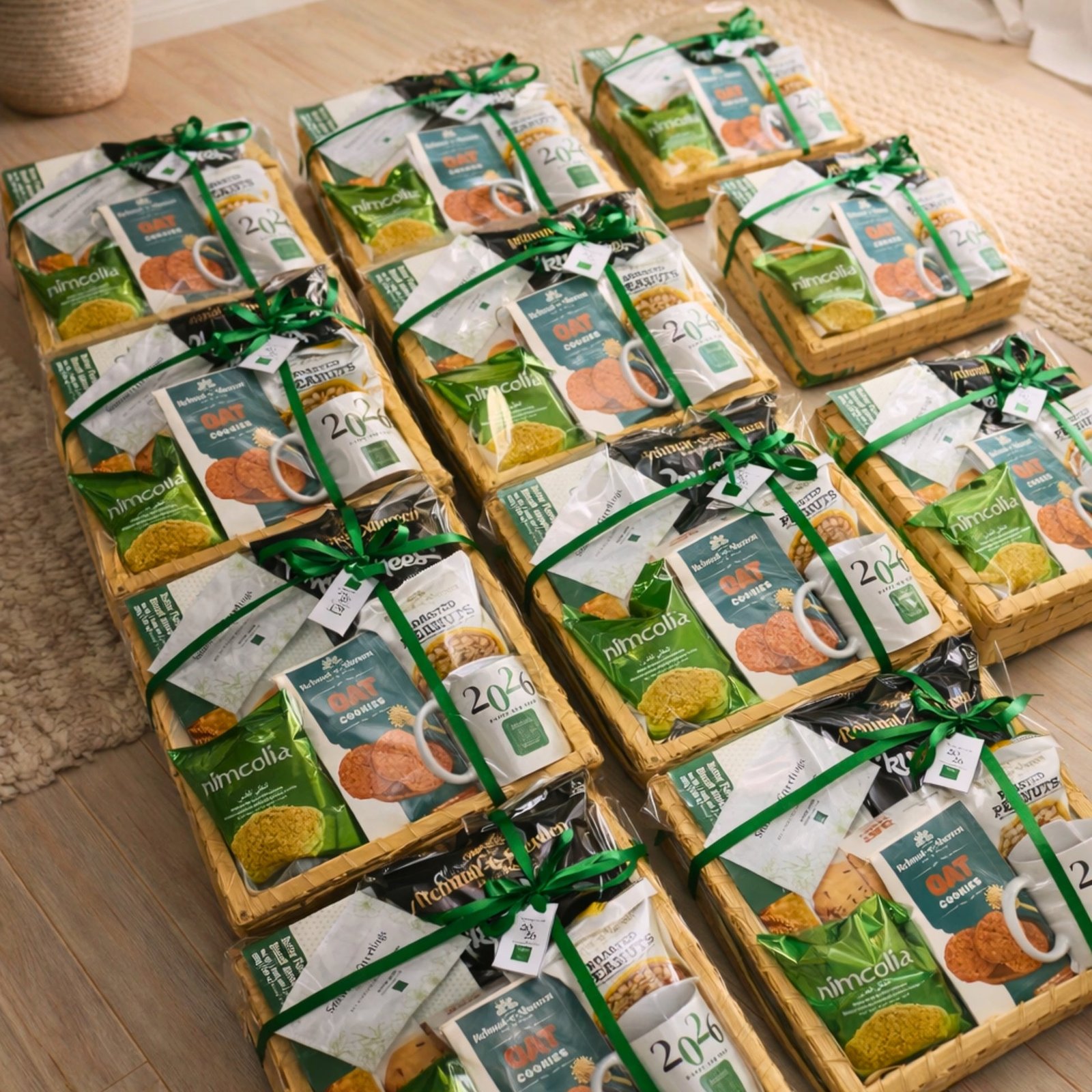 Festive Gift Basket – Green Theme