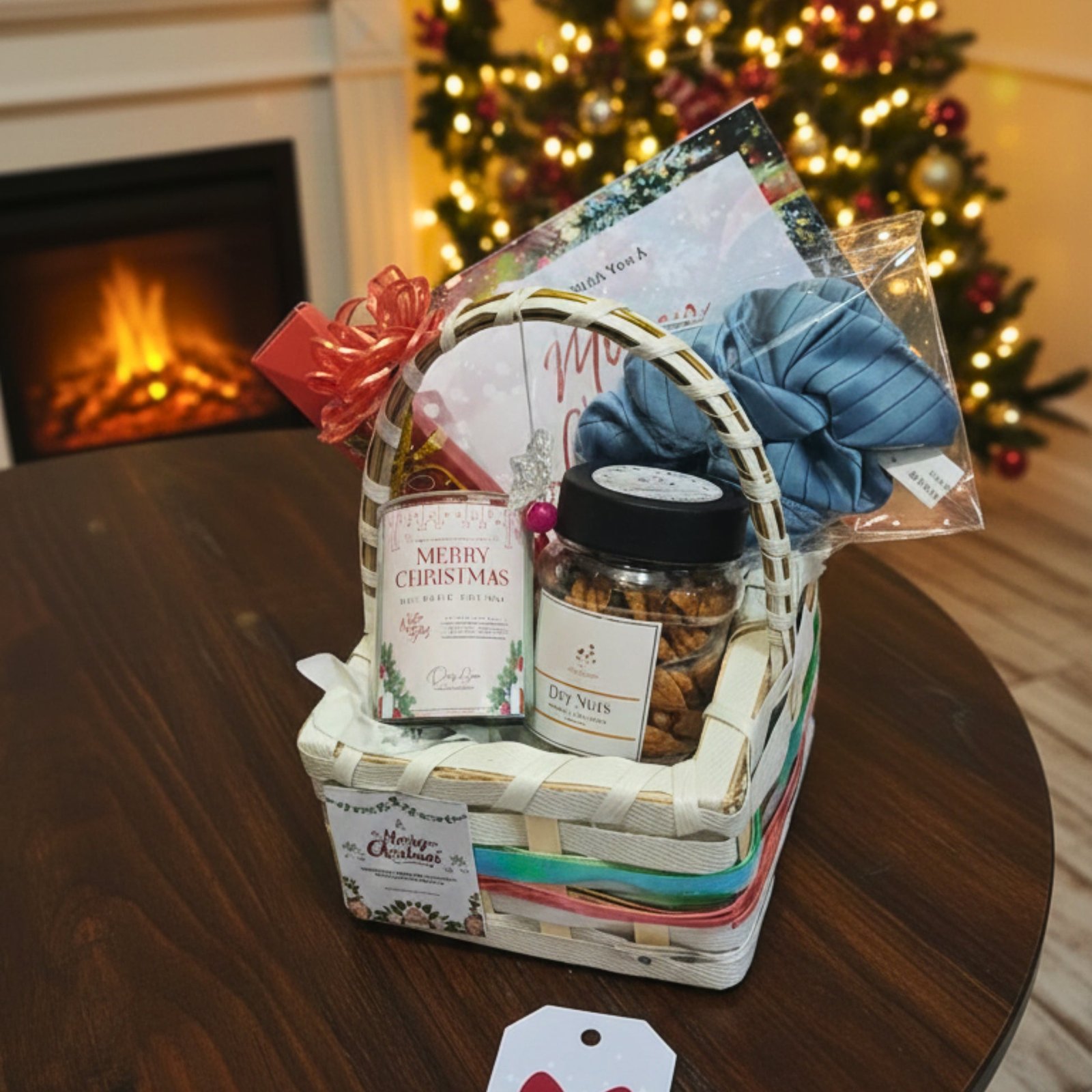 Christmas Elegance Gift Basket – For Her - Midnight Coffee