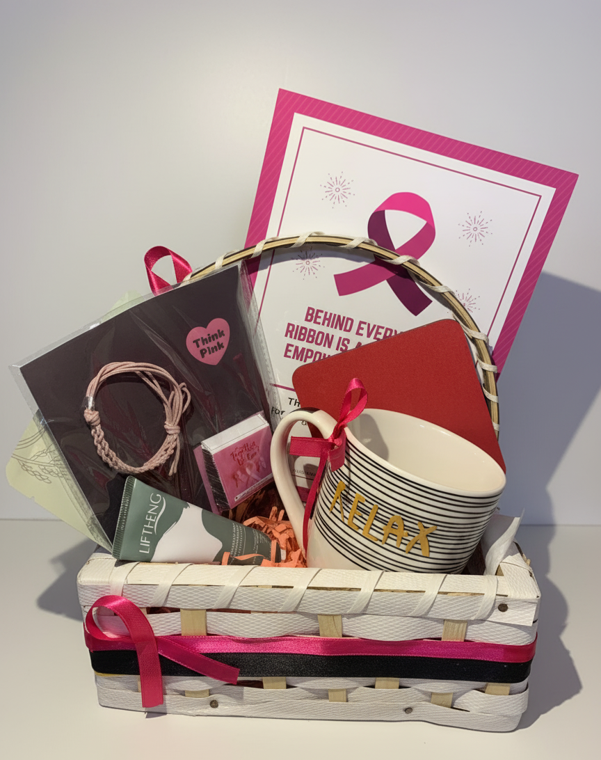 Pinktober Thank You Basket