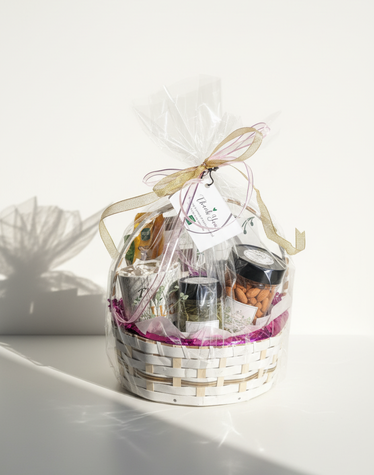 Wellness Thank You Basket - Mug and Coaster