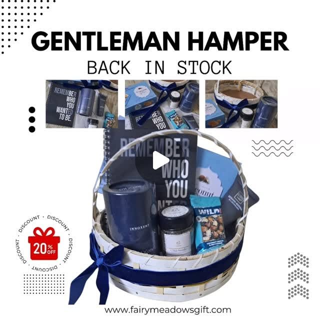 Fairy Meadows on Instagram: "Celebrating the men who inspire strength, grace, and resilience every day.

Our Gentleman’s Gift Basket is more than a gift — it’s a gesture of appreciation, motivation, and care.

Thoughtful