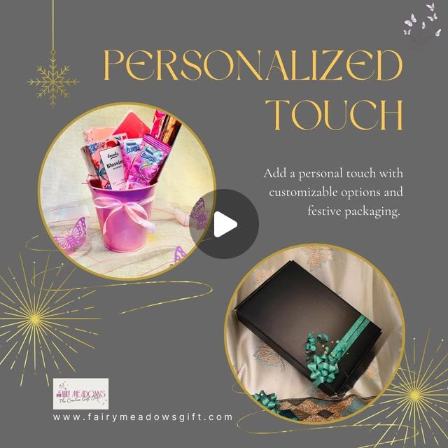 Fairy Meadows on Instagram: "✨ Last-minute gifting? We’ve got you covered! ✨

Add a personalized touch to your gifts with our fully customizable options — perfect for making every moment extra special. 💛

From beautifull